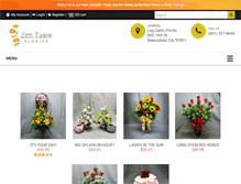 Tablet Screenshot of logcabinflorist.com